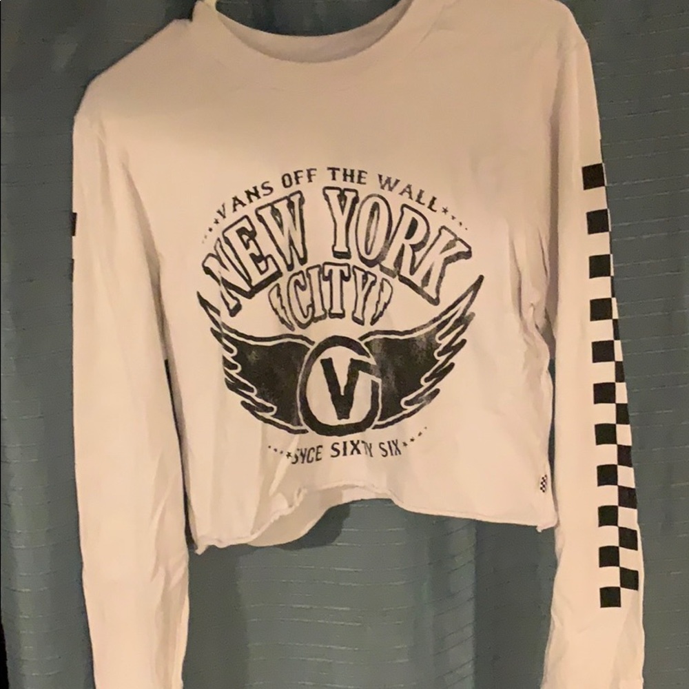 Vans Long Sleeve Crop Top